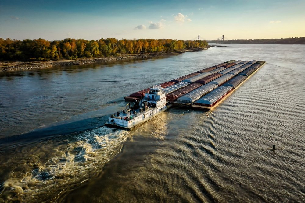 Location de barge fluviale